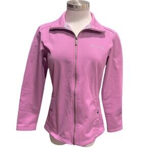 COLUMBIA WATER AND WIND RESISTANT JACKET LILAC SIZE S